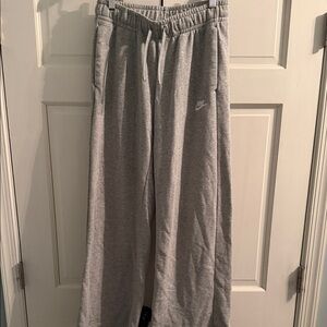 Nike Light Gray flare sweatpants